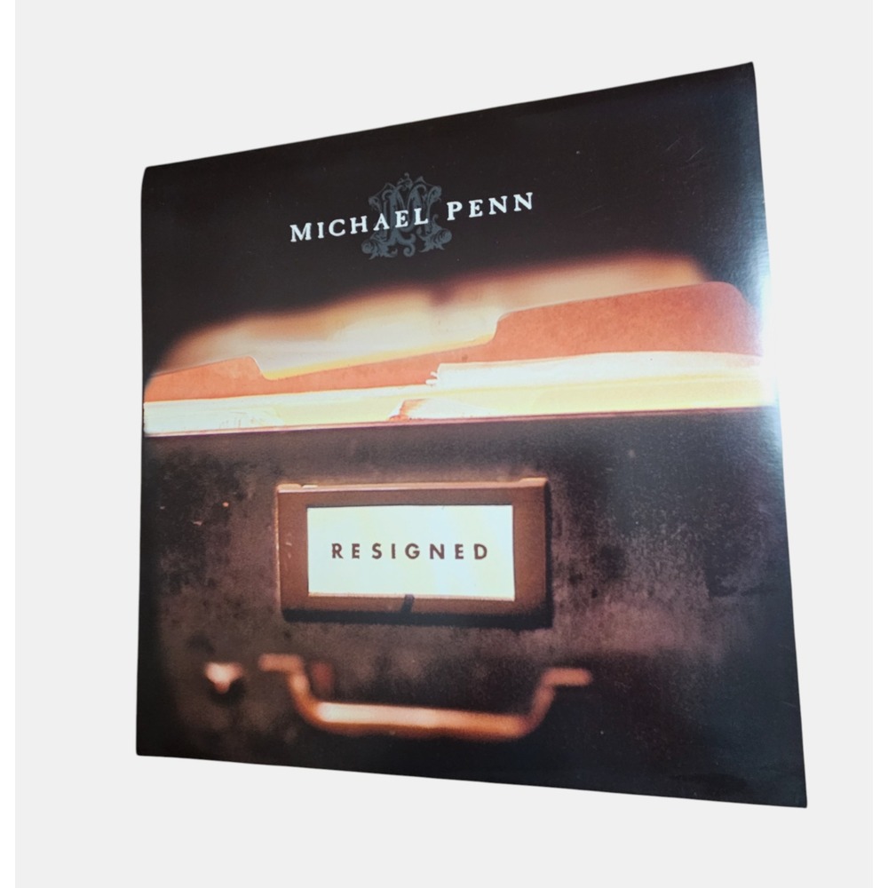Michael Penn Resigned‎ 1997 Promo Poster 12x12 Double Sided Sony Music Rock Ad